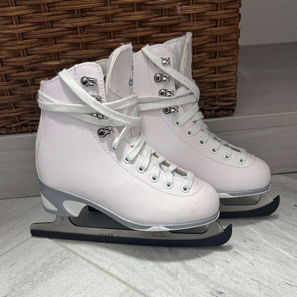 JACKSON Kids' Classic White Ice Skates